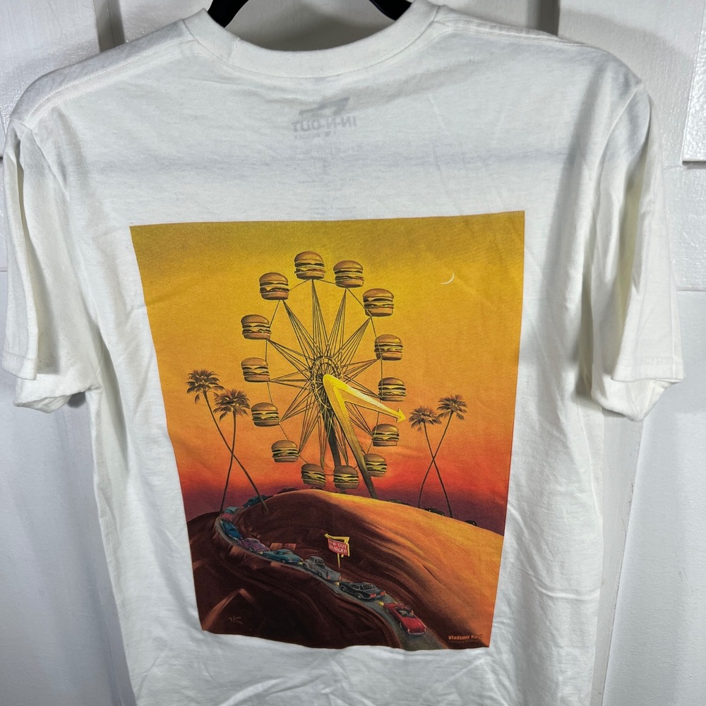 In-N-Out Burger 70th Anniversary Vladimir Kush Graphic T-Shirt White Small